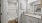 bathroom with sink mirror toilet and shower