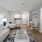 living room with a couch and coffee table
