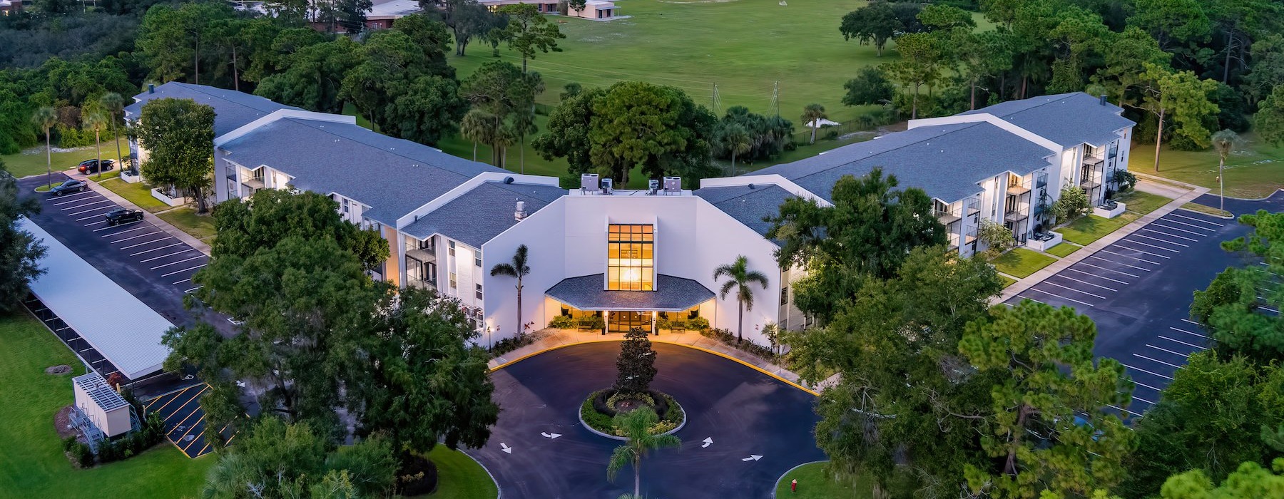 aerial view of apartment